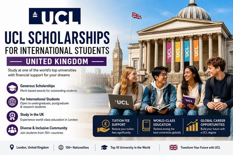 UCL Scholarships for International Students United Kingdom