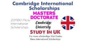 Cambridge International Scholarships