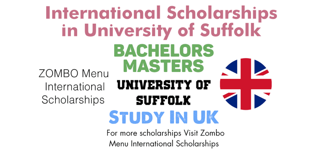 International Scholarships at the University of Suffolk