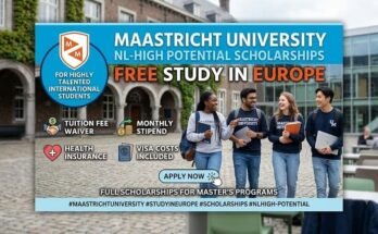 Maastricht University NL-High Potential Scholarships