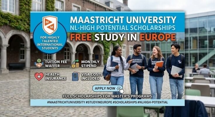 Maastricht University NL-High Potential Scholarships