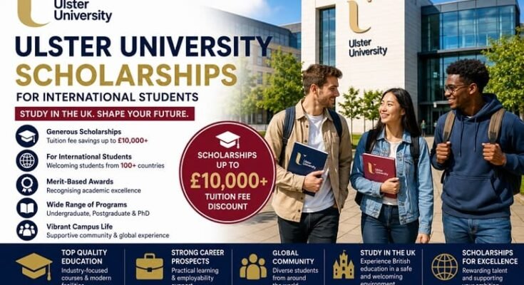 Ulster University Scholarships for International Students in the UK