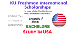 KU Freshman international Scholarships