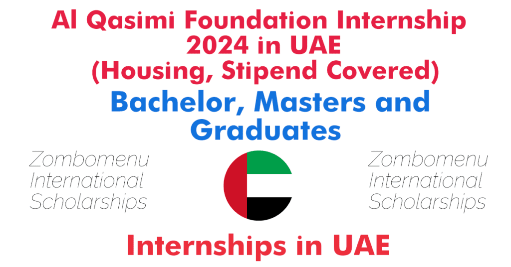 Al Qasimi Foundation Internship 2024