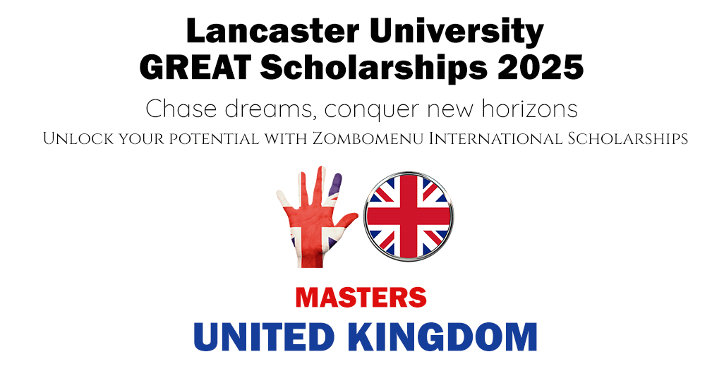 Lancaster University - GREAT Scholarships 2025