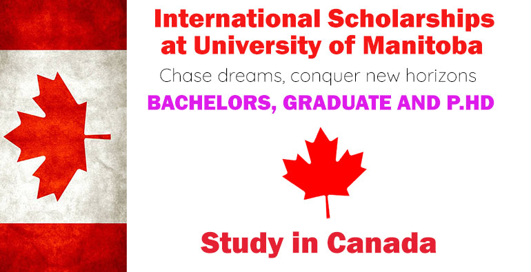 International Scholarships at University of Manitoba